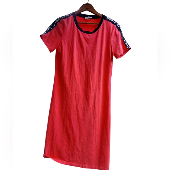 Calvin Klein Dresses & Skirts - Calvin Klein Orange T-Shirt Dress
